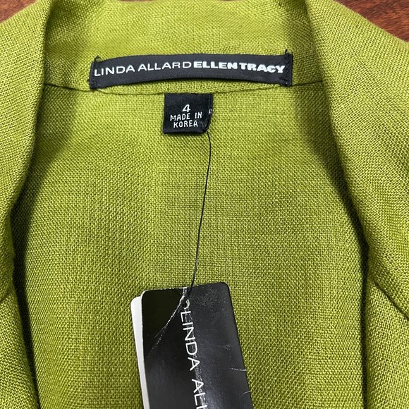 NWT Linda Allard Ellen Tracy Linen Jacket - Picture 2 of 11